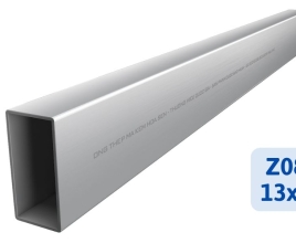 Thép hộp mạ kẽm 13*26*6m