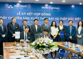 Hòa Phát bắt tay SMS Group, sẽ trở thành doanh nghiệp duy nhất ở Đông Nam Á sản xuất được thép ray cho đường sắt cao tốc