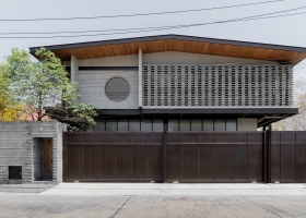 Nhà 870 m2 lấy cảm hứng từ tranh kiến trúc Trung Hoa