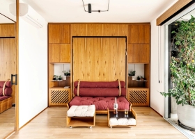 Những căn hộ dưới 50 m2 giấu giường để mở rộng không gian sống