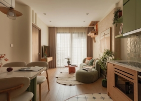 Làm mới căn hộ 65 m2 theo tinh thần Korean Chic với 370 triệu đồng