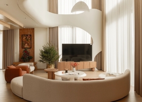 700 triệu đồng hoàn thiện nhà thông tầng 140 m2 mang tinh thần nghệ thuật