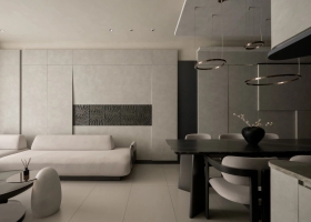Căn hộ 90 m2 ở TP HCM rộng hơn nhờ nghệ thuật thị giác Hy Lạp