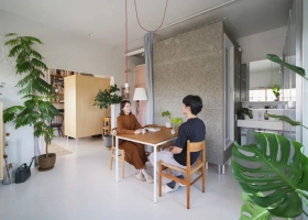 Căn hộ 35 m2 của vợ chồng kiến trúc sư dùng nội thất làm vách ngăn