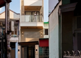 Nhà phong cách Japandi 200 m2 con gái ở xa xây tặng mẹ