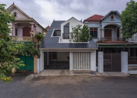 Nhà phố 165 m2 thoáng sáng với nhiều khoảng chơi cho trẻ