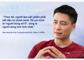 Nhà sáng lập Zalo: Làm sản phẩm công nghệ phải bắt đầu từ chính mình